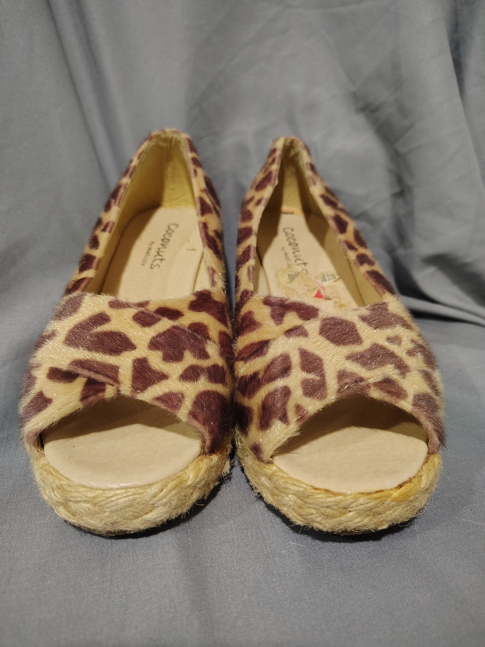 Coconuts by Matisse Animal Print Wedge Espadrilles